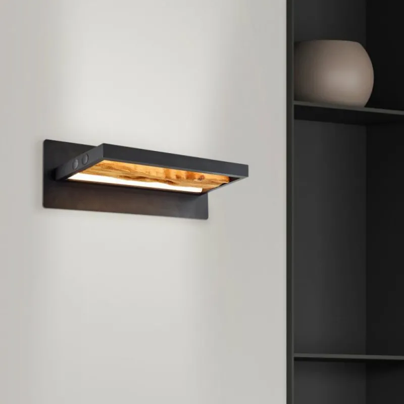 Luminaires Brilliant Applique murale Brilliant Chaumont LED Noir, 1 lumière* Éclairage Led