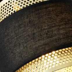 Lampes En Tissu-Luminaires Brilliant Applique murale Brilliant Grove Noir, 1 lumière