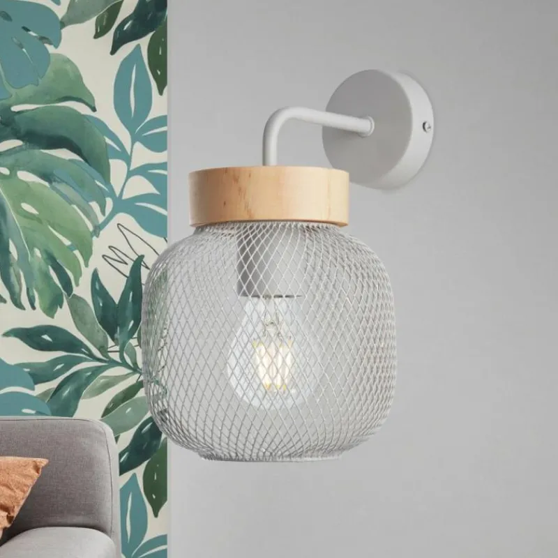 Luminaires Scandinaves-Luminaires Brilliant Applique murale Brilliant Giada Gris, 1 lumière