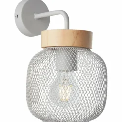 Luminaires Scandinaves-Luminaires Brilliant Applique murale Brilliant Giada Gris, 1 lumière