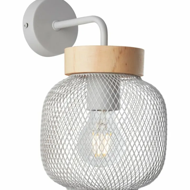 Luminaires Scandinaves-Luminaires Brilliant Applique murale Brilliant Giada Gris, 1 lumière