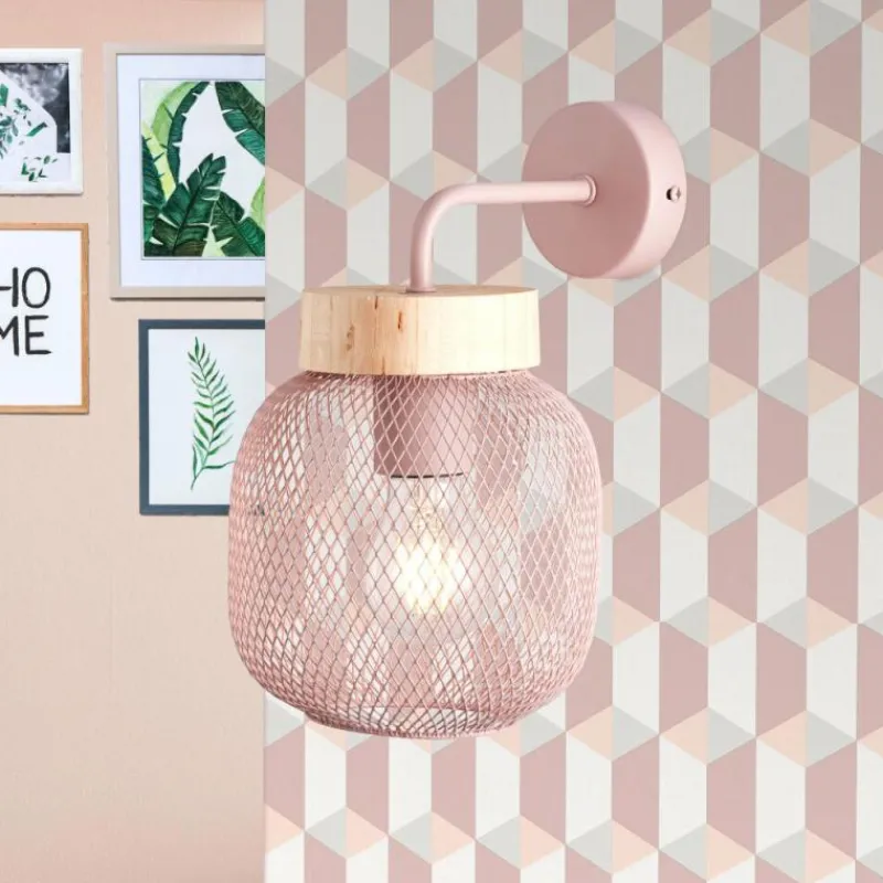 Luminaires Scandinaves-Luminaires Brilliant Applique murale Brilliant Giada Rose, 1 lumière