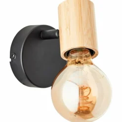 Luminaires Scandinaves-Luminaires Brilliant Applique murale Brilliant Kerry Écru, Noir, 1 lumière