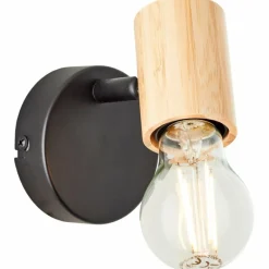 Luminaires Scandinaves-Luminaires Brilliant Applique murale Brilliant Kerry Écru, Noir, 1 lumière