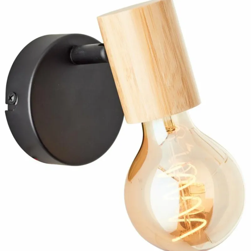 Luminaires Scandinaves-Luminaires Brilliant Applique murale Brilliant Kerry Écru, Noir, 1 lumière