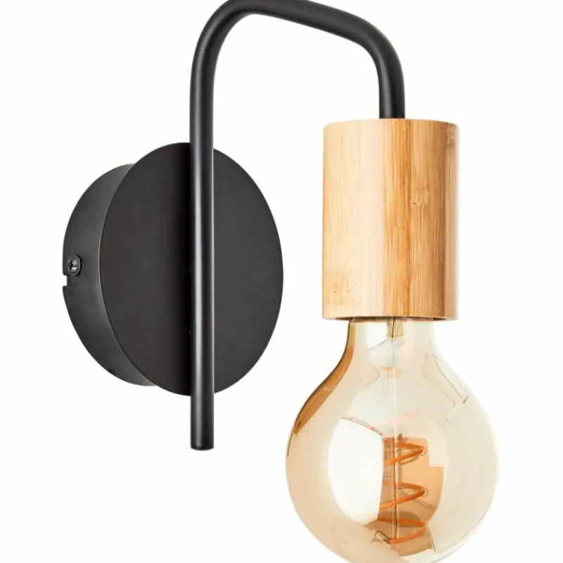 Luminaires Scandinaves-Luminaires Brilliant Applique murale Brilliant Elyna Écru, Noir, 1 lumière