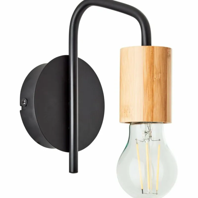 Luminaires Scandinaves-Luminaires Brilliant Applique murale Brilliant Elyna Écru, Noir, 1 lumière