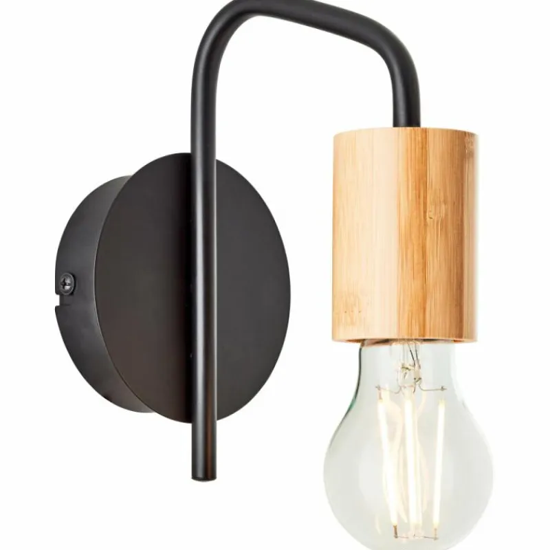 Luminaires Scandinaves-Luminaires Brilliant Applique murale Brilliant Elyna Écru, Noir, 1 lumière