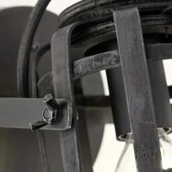 Style Boho-Chic-Luminaires Brilliant Applique murale Brilliant Woodrow Noir, 1 lumière