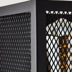 Luminaires Rustiques-Luminaires Brilliant Applique murale Brilliant Maze Noir, 2 lumières