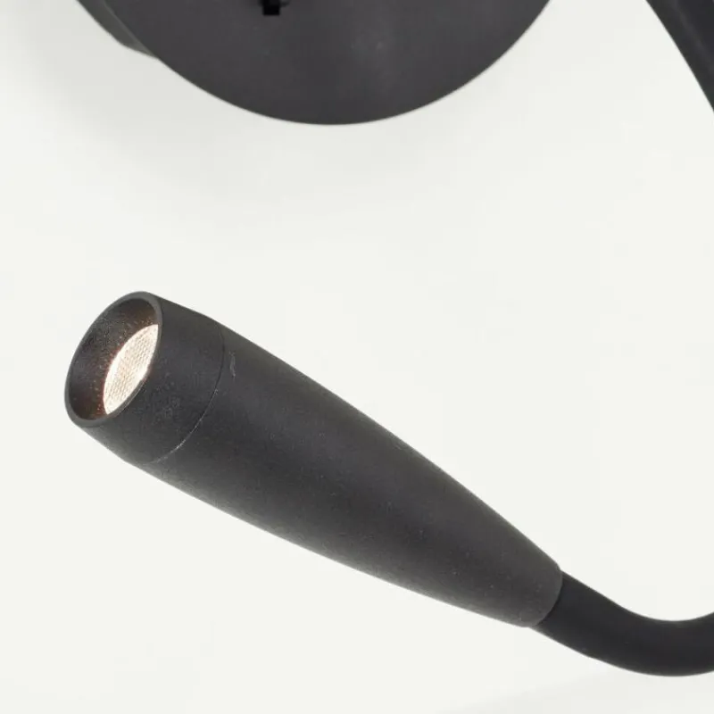 Luminaires Brilliant Applique murale Brilliant Jutta LED Noir, 1 lumière* Éclairage Led