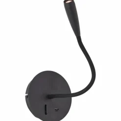 Luminaires Brilliant Applique murale Brilliant Jutta LED Noir, 1 lumière* Éclairage Led