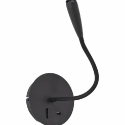 Luminaires Brilliant Applique murale Brilliant Jutta LED Noir, 1 lumière* Éclairage Led