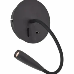 Luminaires Brilliant Applique murale Brilliant Jutta LED Noir, 1 lumière* Éclairage Led