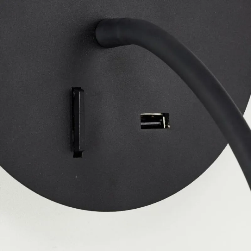 Luminaires Brilliant Applique murale Brilliant Jutta LED Noir, 1 lumière* Éclairage Led