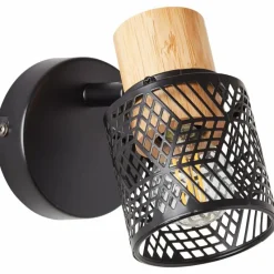 Luminaires Scandinaves-Luminaires Brilliant Applique murale Brilliant Santy Noir, 1 lumière