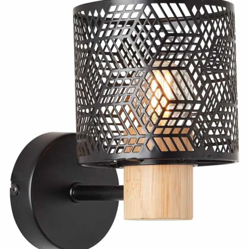 Luminaires Scandinaves-Luminaires Brilliant Applique murale Brilliant Santy Noir, 1 lumière