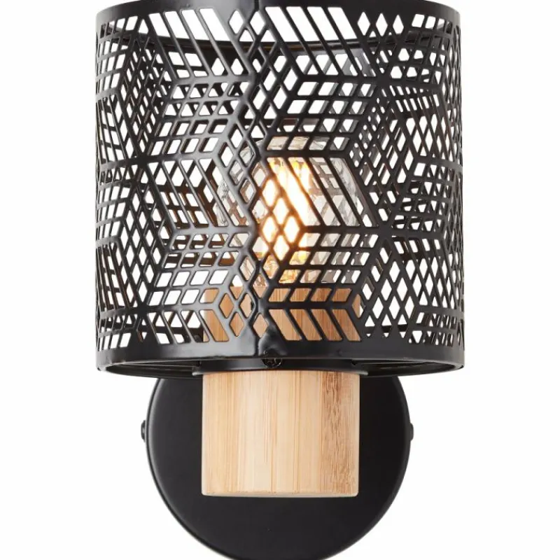 Luminaires Scandinaves-Luminaires Brilliant Applique murale Brilliant Santy Noir, 1 lumière