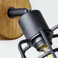 Luminaires Scandinaves-Luminaires Brilliant Applique murale Brilliant Gwen Bois foncé, 1 lumière