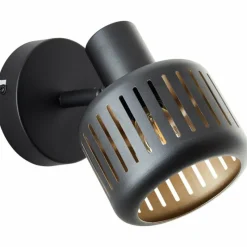Lampes Dorées-Luminaires Brilliant Applique murale Brilliant Tyas Noir, 1 lumière