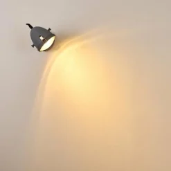 hofstein Applique murale Butikon Gris, 1 lumière