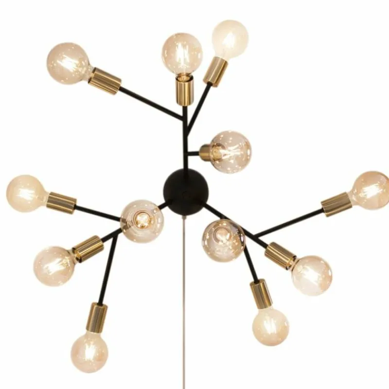 By Rydéns Applique murale By Rydens Hero Noir, 12 lumières* Appliques