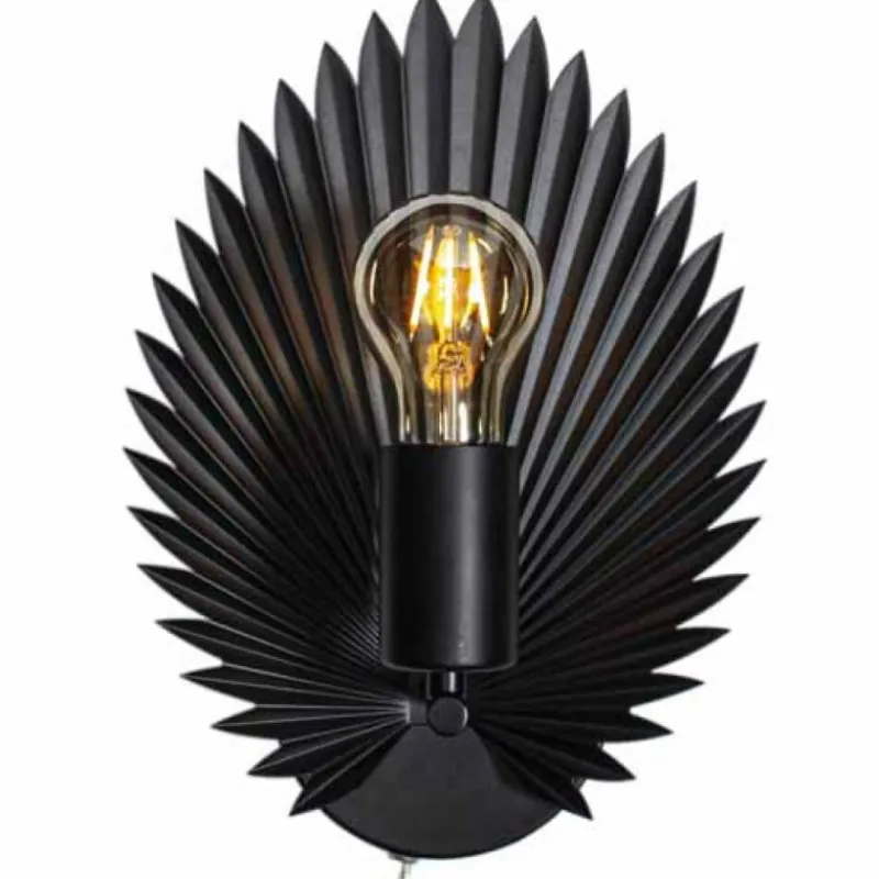 Lampe Design-By Rydéns Applique murale By Rydens Aruba Noir, 1 lumière