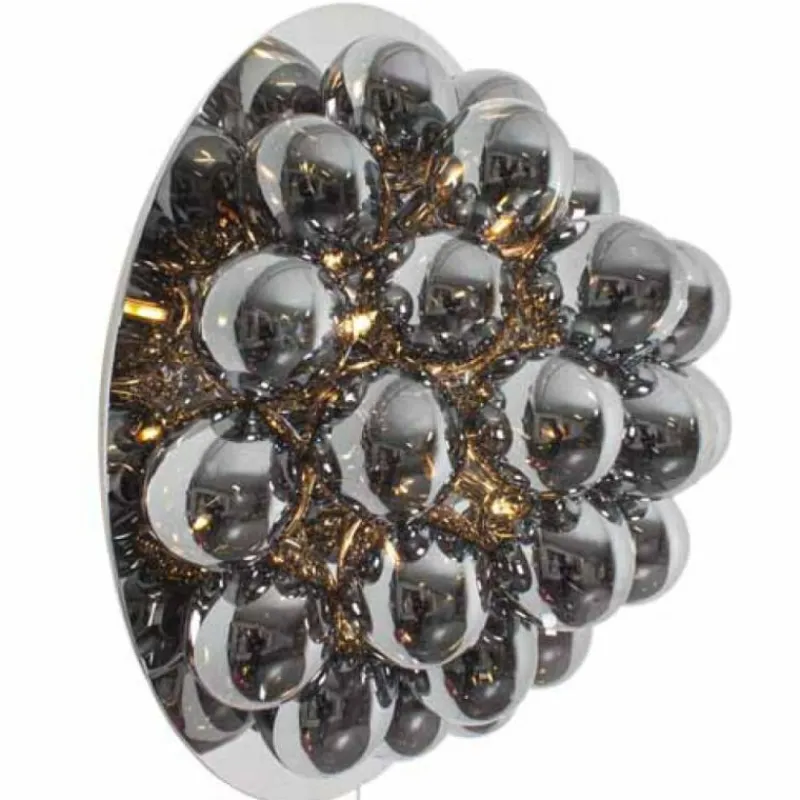 Suspension Verre Fumé-By Rydéns Applique murale By Rydens Gross Chrome, 8 lumières