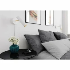 Lampes Dorées-By Rydéns Applique murale By Rydens Pulse Or, Blanc, 1 lumière