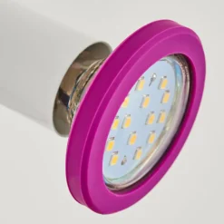 hofstein Applique murale Cabri LED Chrome, Lila, Blanc, 1 lumière