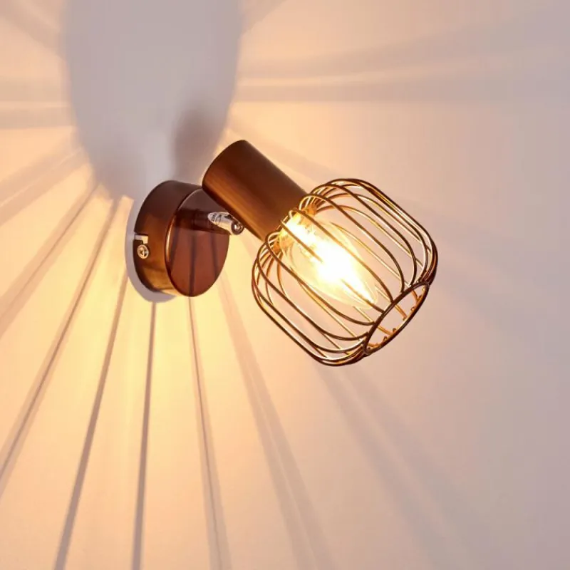 Luminaires Rustiques-hofstein Applique murale Cancun Brun, 1 lumière