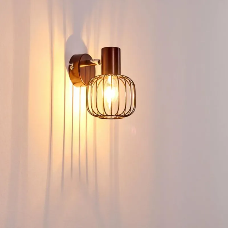 Luminaires Rustiques-hofstein Applique murale Cancun Brun, 1 lumière