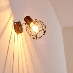 Luminaires Rustiques-hofstein Applique murale Cancun Brun, 1 lumière