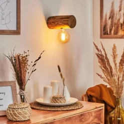 Luminaires Scandinaves-hofstein Applique murale Canedo Brun, 1 lumière