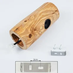 Luminaires Scandinaves-hofstein Applique murale Canedo Brun, 1 lumière