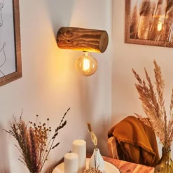 Luminaires Scandinaves-hofstein Applique murale Canedo Brun, 1 lumière