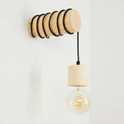 Luminaires Scandinaves-hofstein Applique murale Canedo Brun, 1 lumière