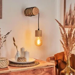 Luminaires Scandinaves-hofstein Applique murale Canedo Brun, 1 lumière