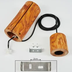 Luminaires Scandinaves-hofstein Applique murale Canedo Brun, 1 lumière