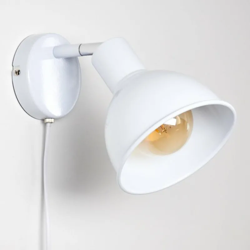 hofstein Applique murale Caney Blanc, 1 lumière