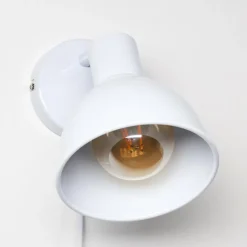 hofstein Applique murale Caney Blanc, 1 lumière