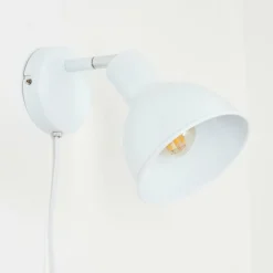 hofstein Applique murale Caney Chrome, Blanc, 1 lumière