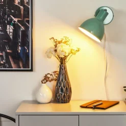 hofstein Applique murale Caney Chrome, Vert, 1 lumière