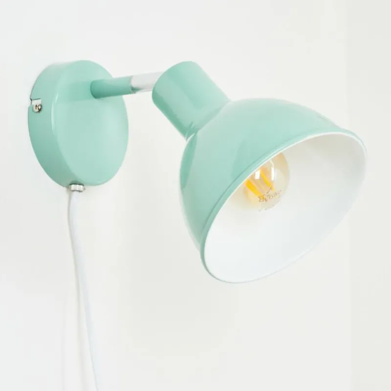 hofstein Applique murale Caney Chrome, Vert, 1 lumière