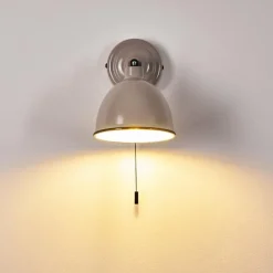 Lampes Vintages & Rétros-hofstein Applique murale Catharine Gris, 1 lumière