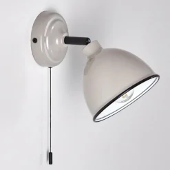 Lampes Vintages & Rétros-hofstein Applique murale Catharine Gris, 1 lumière