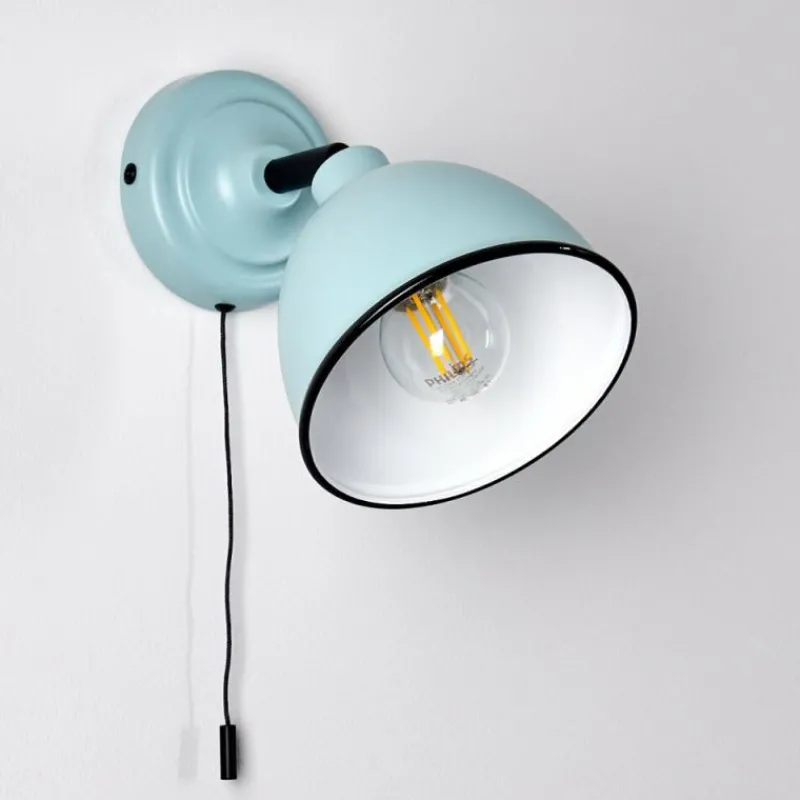 hofstein Applique murale Catharine Bleu, Noir, 1 lumière