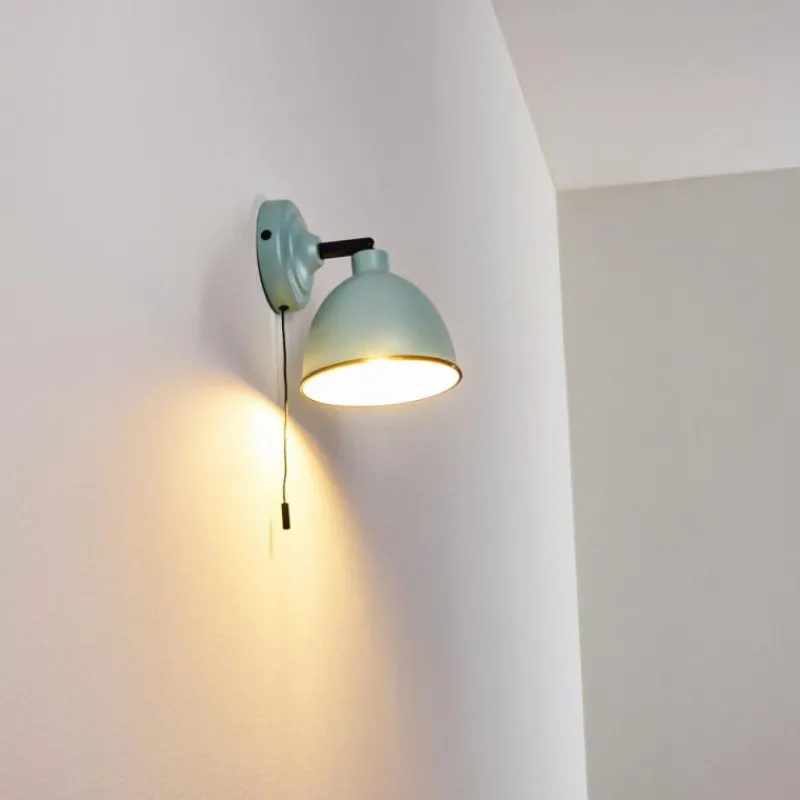 hofstein Applique murale Catharine Bleu, Noir, 1 lumière