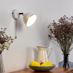 hofstein Applique murale Catharine Blanc, 1 lumière