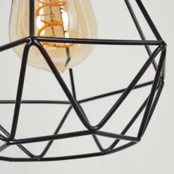 Lampes Vintages & Rétros-hofstein Applique murale Cenova Noir, 1 lumière